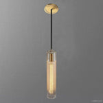 Vallon Channel Glass Pendant Light