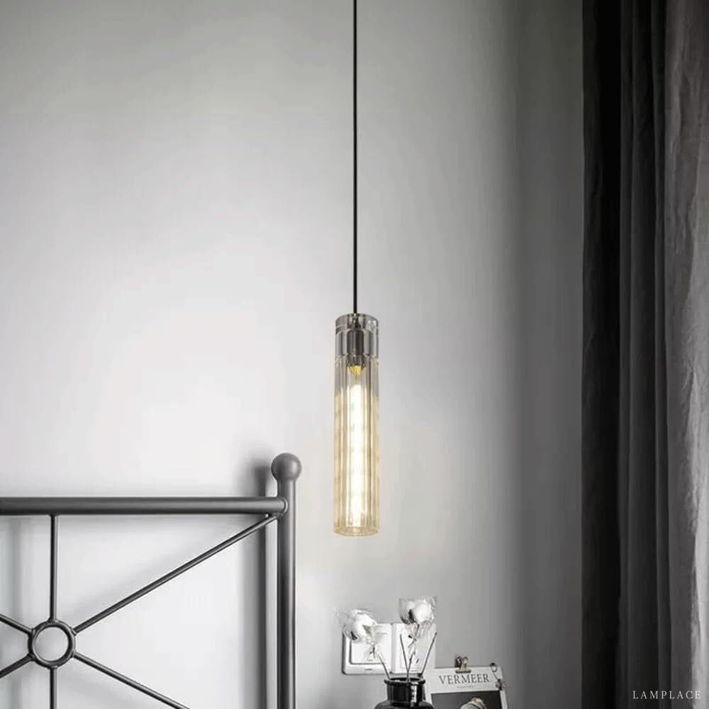 Vallon Channel Glass Pendant Light