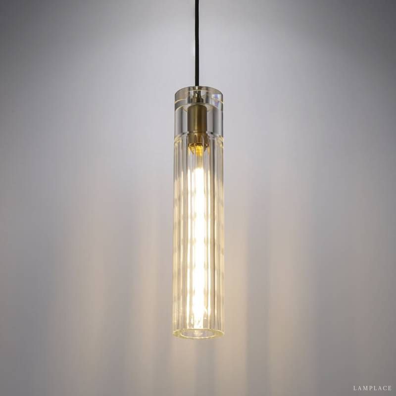 Vallon Channel Glass Pendant Light