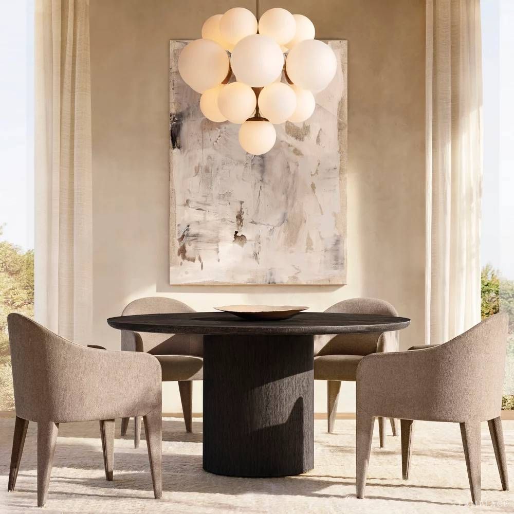Aurella Globe Float Cluster Chandelier 27"
