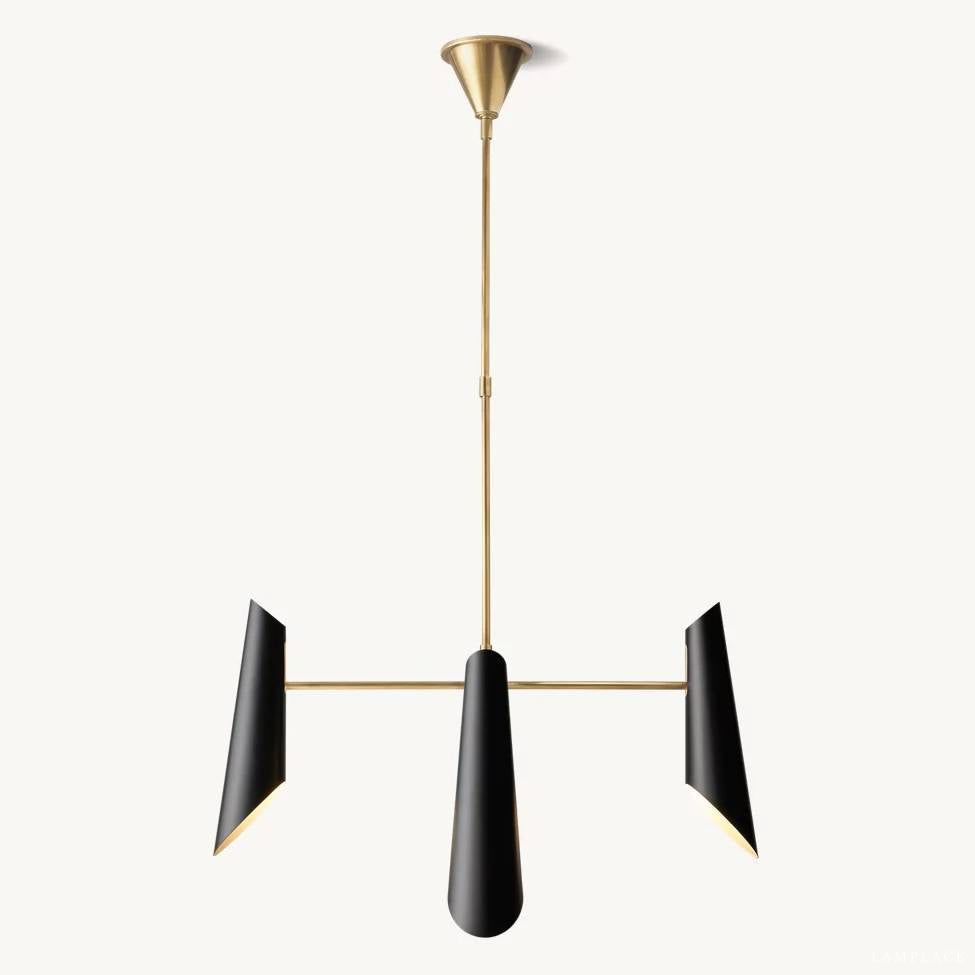Virella Axis Tier Round Chandelier 50"