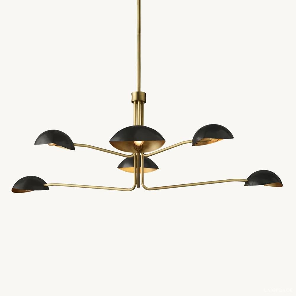 Convessi Sculpted Flow Round Chandelier 60"