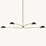 Convessi Sculpted Flow Linear Chandelier 72"