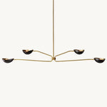 Convessi Sculpted Flow Linear Chandelier 72"