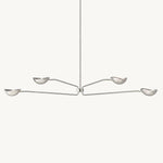 Convessi Sculpted Flow Linear Chandelier 72"