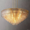 Sirene Draped Glass Round Chandelier 52"