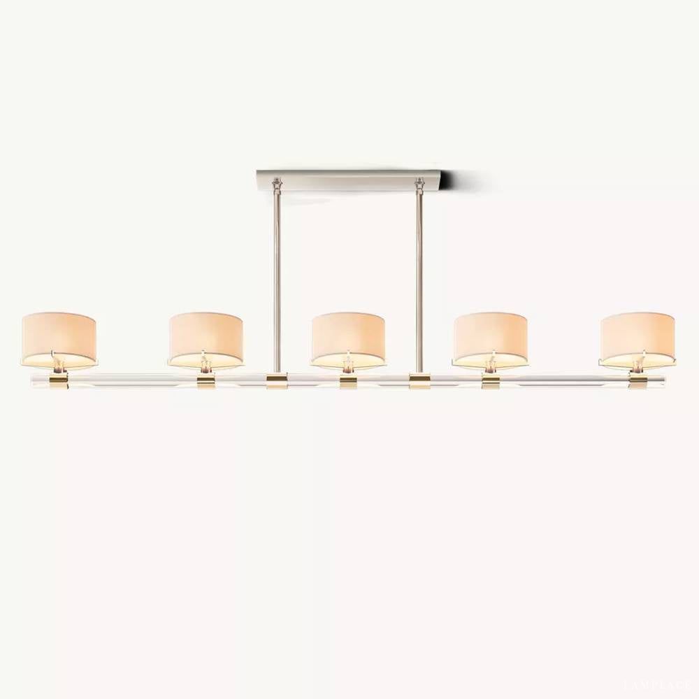 Truman Parallel Contour Linear Chandelier 72"