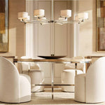 Truman Parallel Contour Round Chandelier 36"