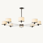 Truman Parallel Contour Round Chandelier 60"