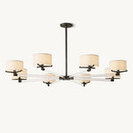 Truman Parallel Contour Round Chandelier 60"