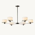 Truman Parallel Contour Round Chandelier 48"