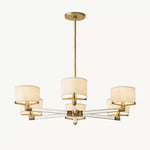 Truman Parallel Contour Round Chandelier 36"