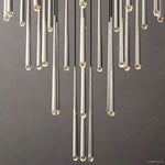 Aquitaine Faceted Cluster Round Chandelier 48"