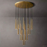 Aquitaine Faceted Cluster Round Chandelier 48"