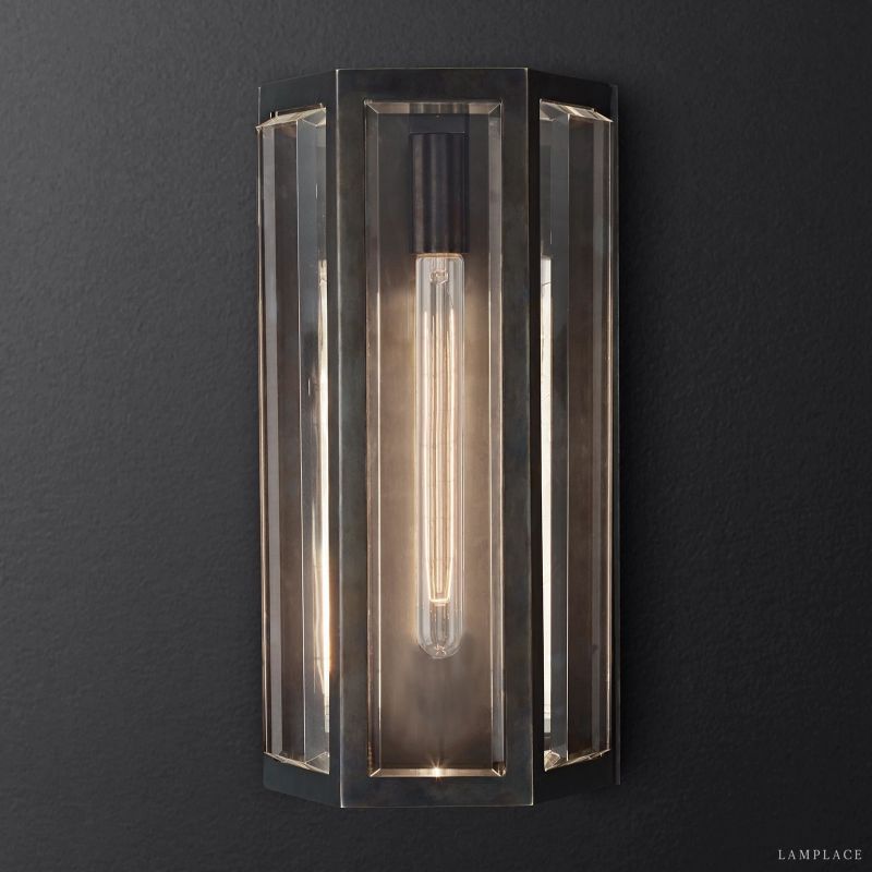 Chevalier Bevel Crystal Wall Sconce