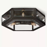 Chevalier Bevel Crystal Flush Mount