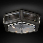 Chevalier Bevel Crystal Flush Mount
