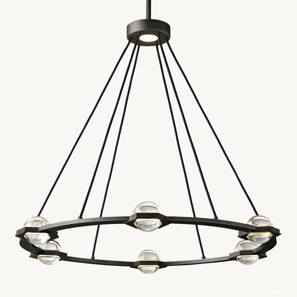 Eclatant Celestial Orbit Round Chandelier 36"
