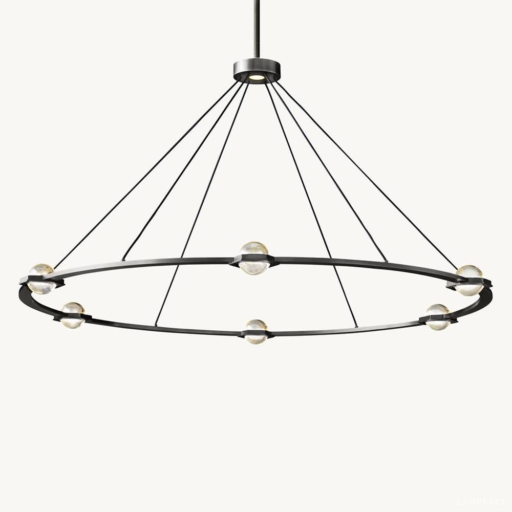 Eclatant Celestial Orbit Round Chandelier 60"