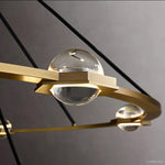 Eclatant Celestial Orbit Two-Tier Round Chandelier 60"