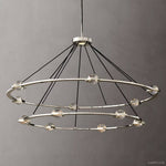 Eclatant Celestial Orbit Two-Tier Round Chandelier 60"