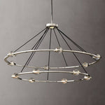 Eclatant Celestial Orbit Two-Tier Round Chandelier 60"