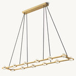 Eclatant Celestial Orbit Rectangular Chandelier 72"