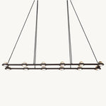 Eclatant Celestial Orbit Rectangular Chandelier 72"