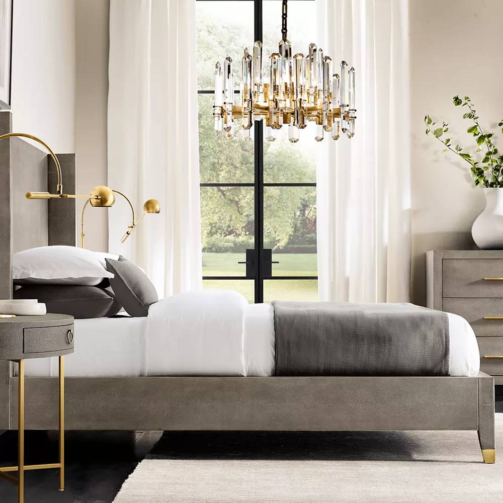 Monclair Radiant Crystal Round Chandelier 48"