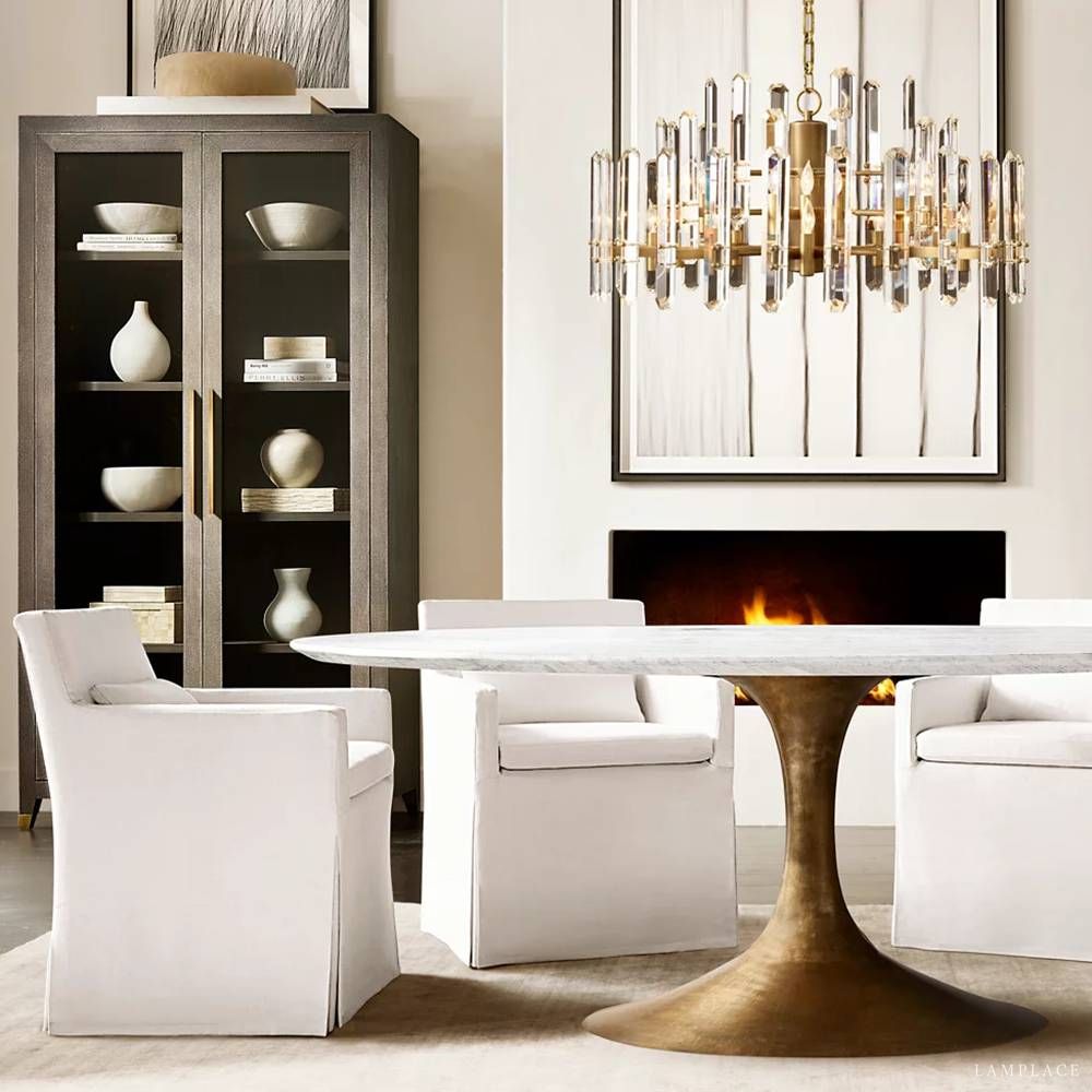 Monclair Radiant Crystal Round Chandelier 48"