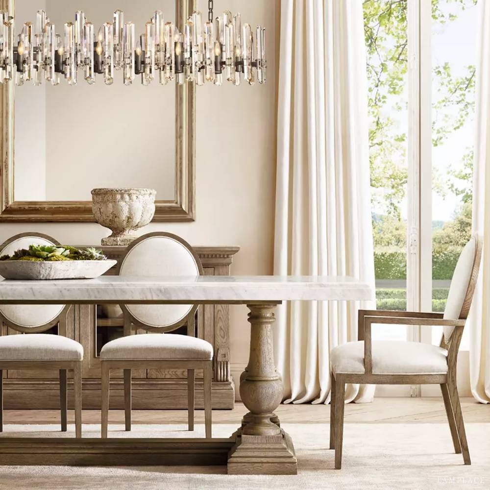 Monclair Radiant Crystal Linear Chandelier 54"