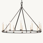 Carrick English Openwork Round Chandelier 50"