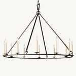 Carrick English Openwork Round Chandelier 50"