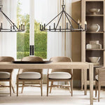 Carrick English Openwork Two-Tier Round Chandelier 62"