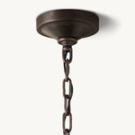 Carrick English Openwork Two-Tier Round Chandelier 62"