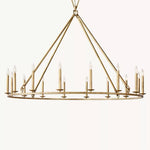 Carrick English Openwork Round Chandelier 60"