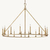 Carrick English Openwork Round Chandelier 60"