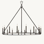 Carrick English Openwork Round Chandelier 60"