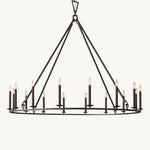 Carrick English Openwork Round Chandelier 60"