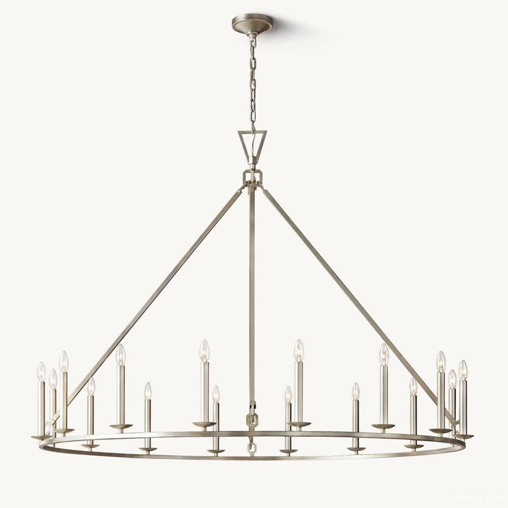 Carrick English Openwork Round Chandelier 60"
