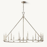Carrick English Openwork Round Chandelier 60"