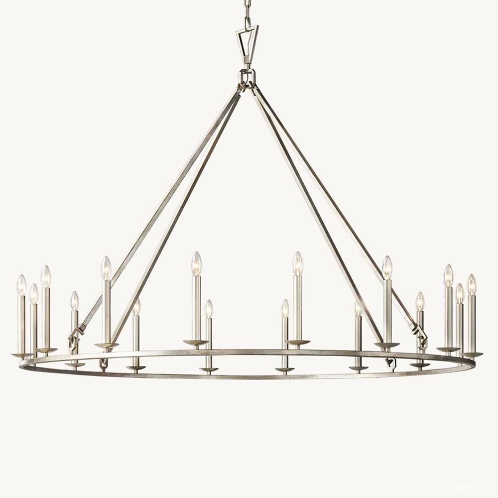 Carrick English Openwork Round Chandelier 60"