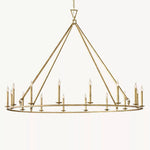 Carrick English Openwork Round Chandelier 72"
