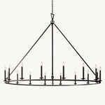 Carrick English Openwork Round Chandelier 72"