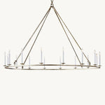 Carrick English Openwork Round Chandelier 72"