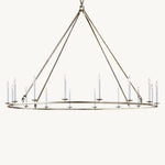 Carrick English Openwork Round Chandelier 72"
