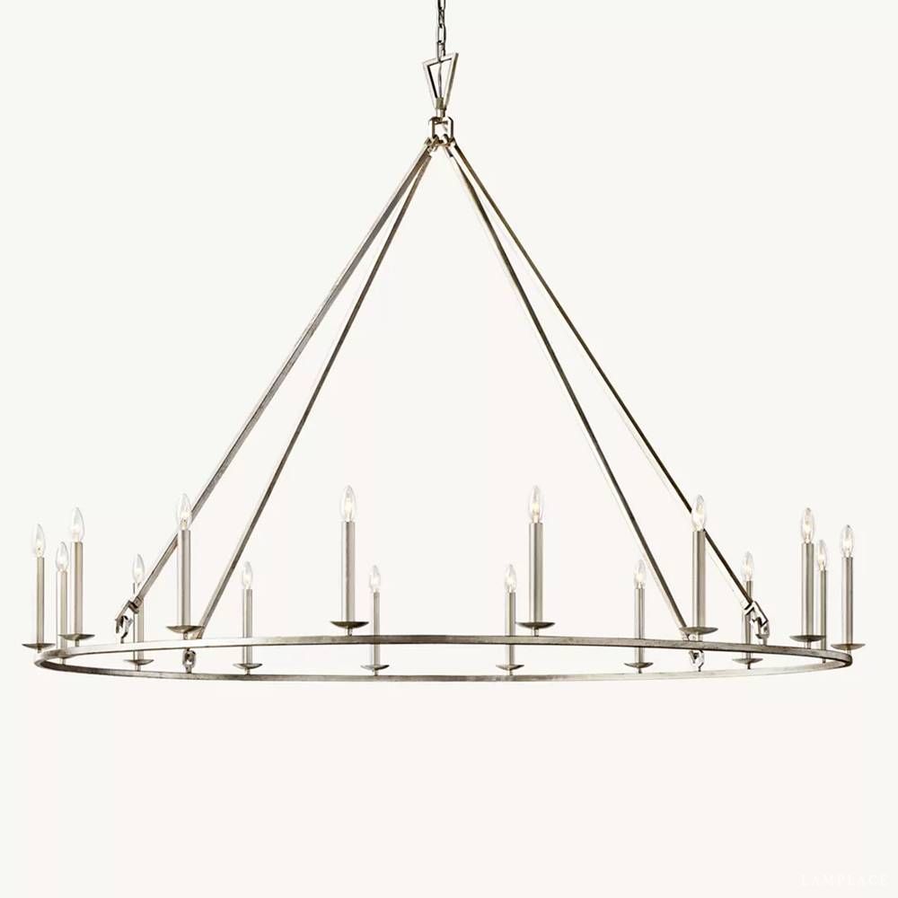 Carrick English Openwork Round Chandelier 72"