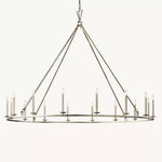Carrick English Openwork Round Chandelier 72"