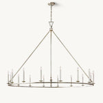 Carrick English Openwork Round Chandelier 72"