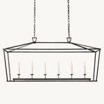 Carrick English Openwork Rectangular Chandelier 54"